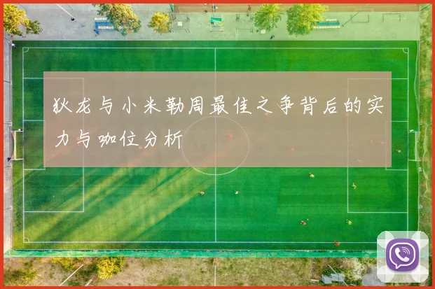 狄龙与小米勒周最佳之争背后的实力与咖位分析